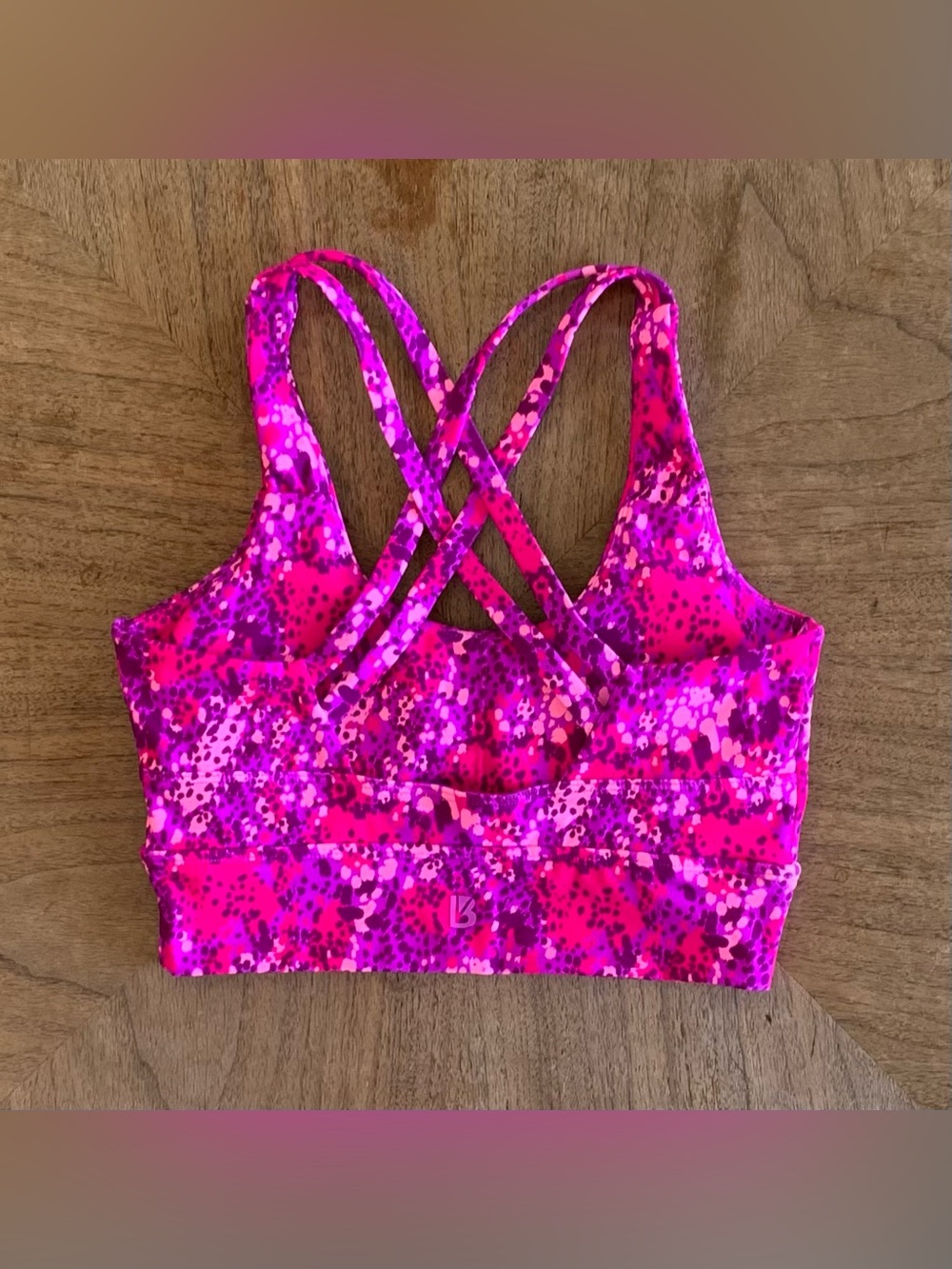BuffBunny Pop Rocks Fashun Print Rosa Bra - Picture 2 of 2